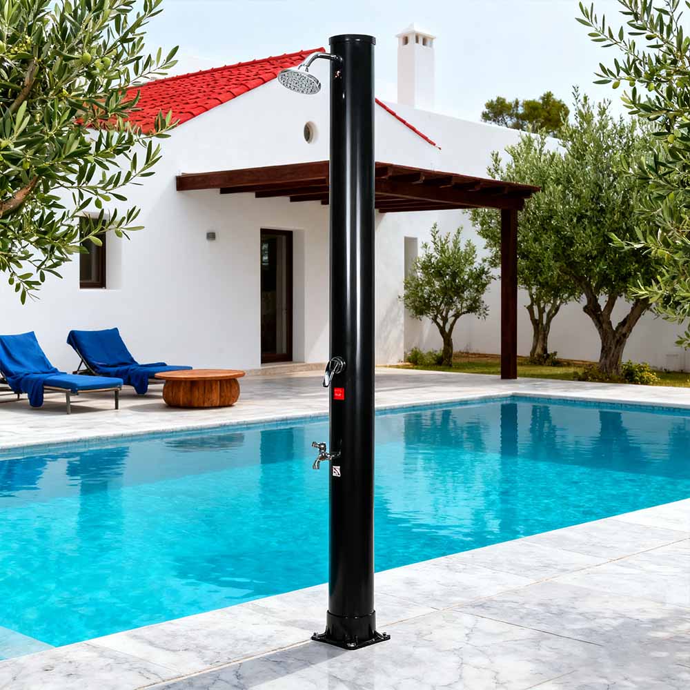 LY35L06 ฝักบัวพลังงานแสงอาทิตย์กลางแจ้งแบบพกพาเป็นมิตรกับสิ่งแวดล้อม