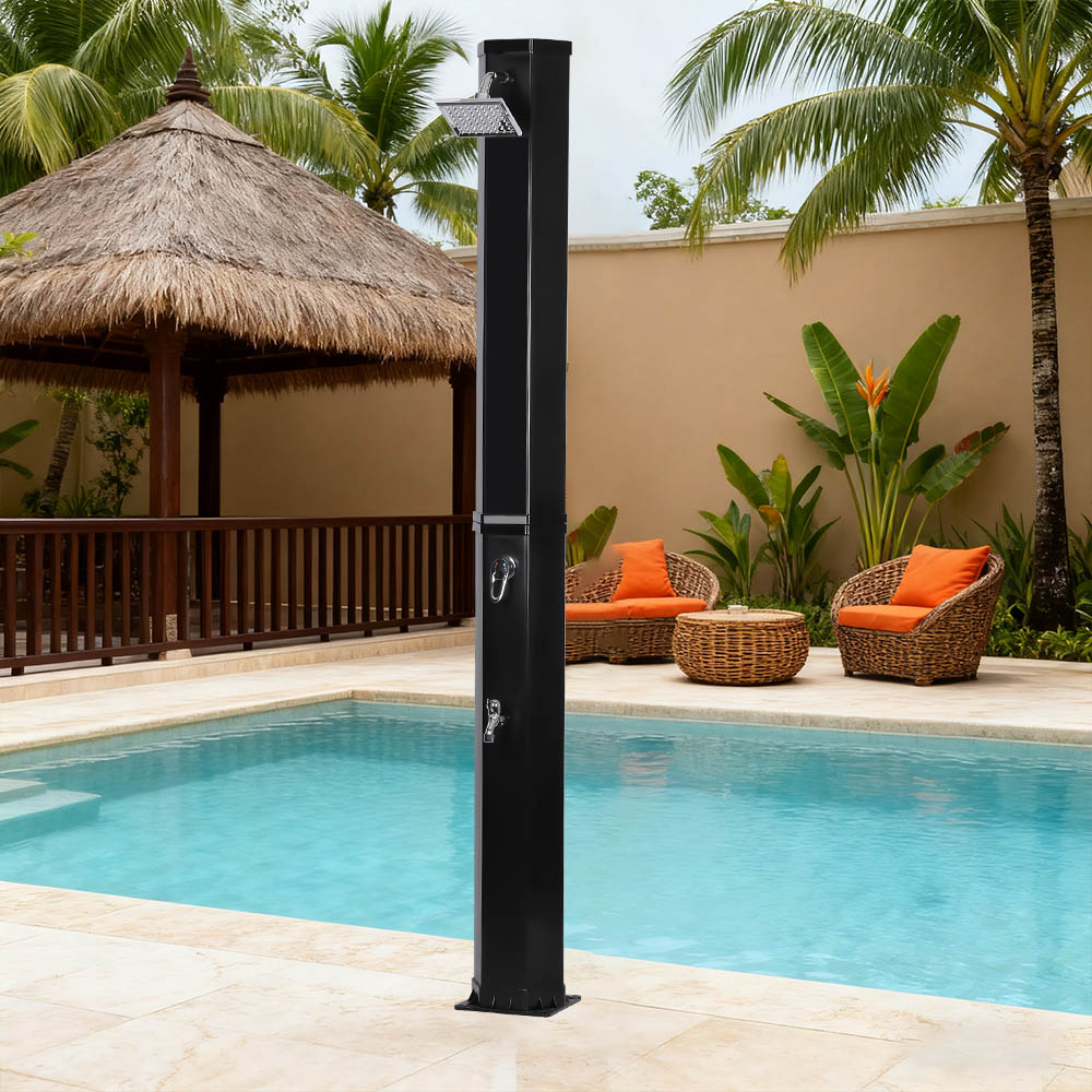 LY60L01 หัวฝักบัวเรนชาวเวอร์ขนาดใหญ่พิเศษ ฝักบัวพลังงานแสงอาทิตย์ในสวน